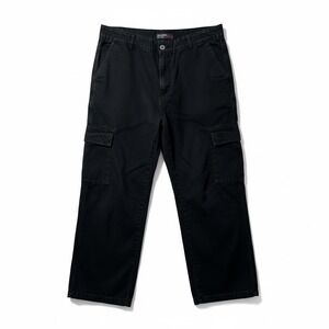 VERTICAL SPORTS Mens Black Cotton Cargo Pants Size 40x30 Casual Outdoor